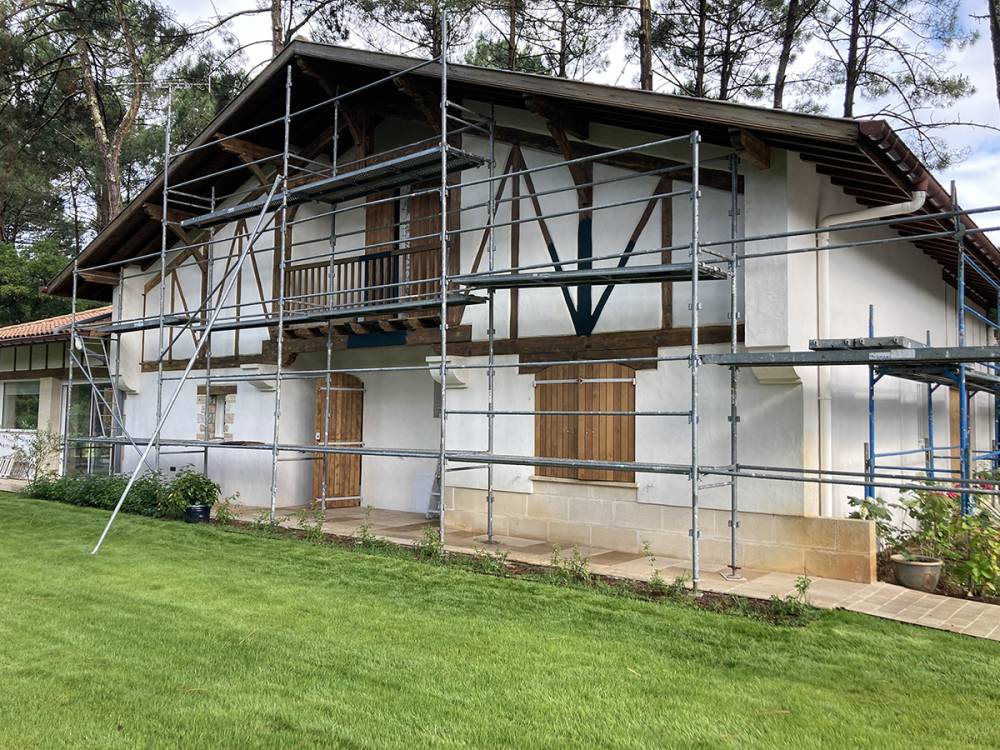 ravalement de façades près de Ondres