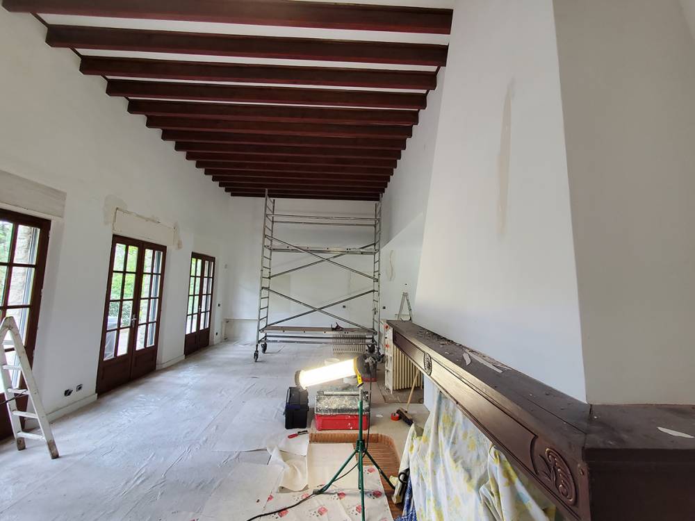 peinture intérieure avant